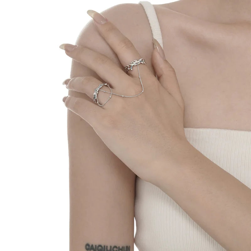 MG 2 Silver Bracelet Rings