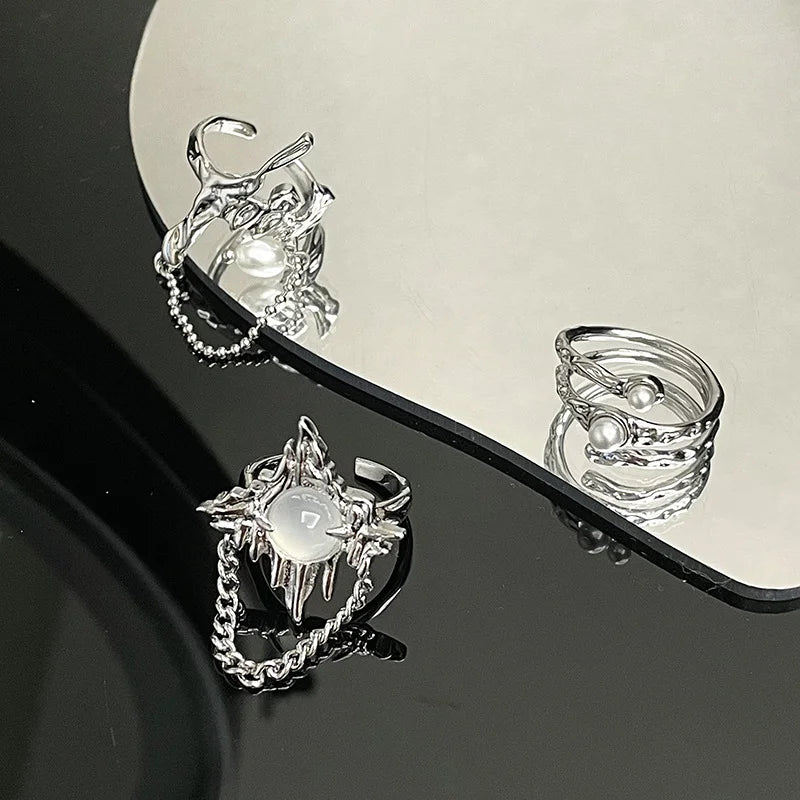 Arctic Groove 3pcs Ring Set