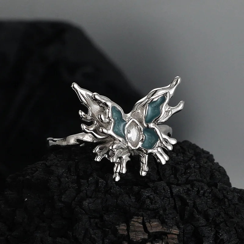 Butterfly Textured Ring