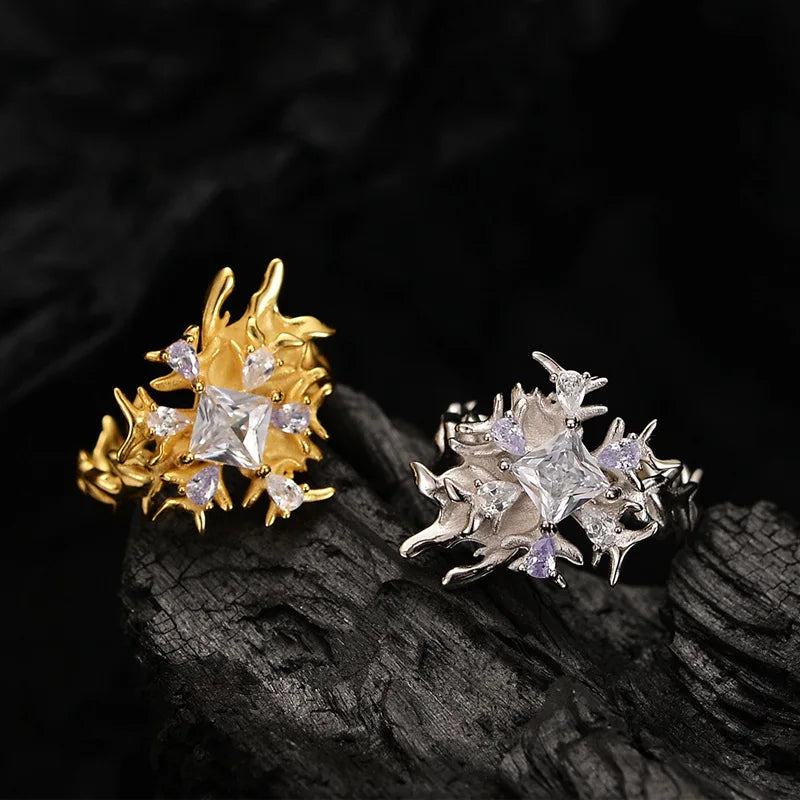 Forest Night Frosted Rings
