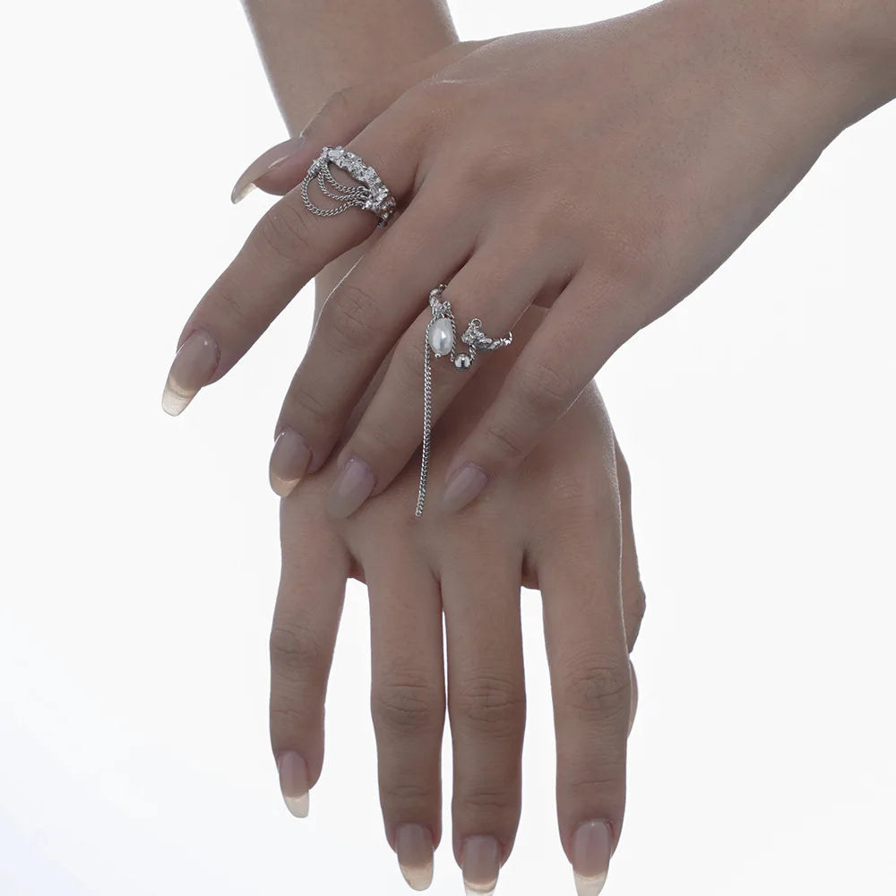FN Silver Bracelet Ring