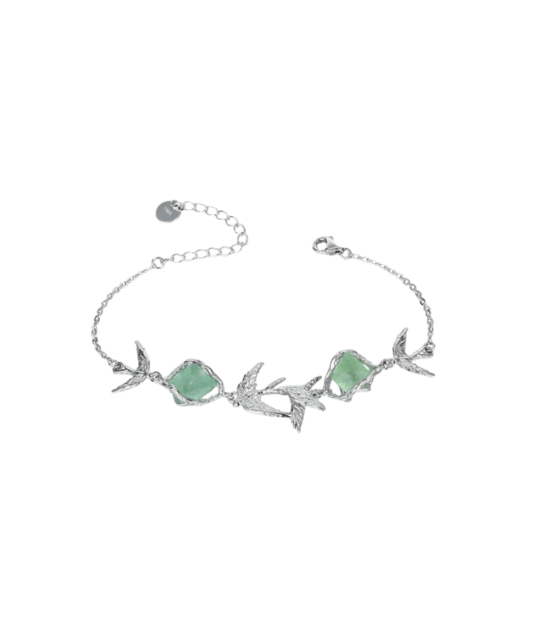 Forest Night Leaf Bracelet