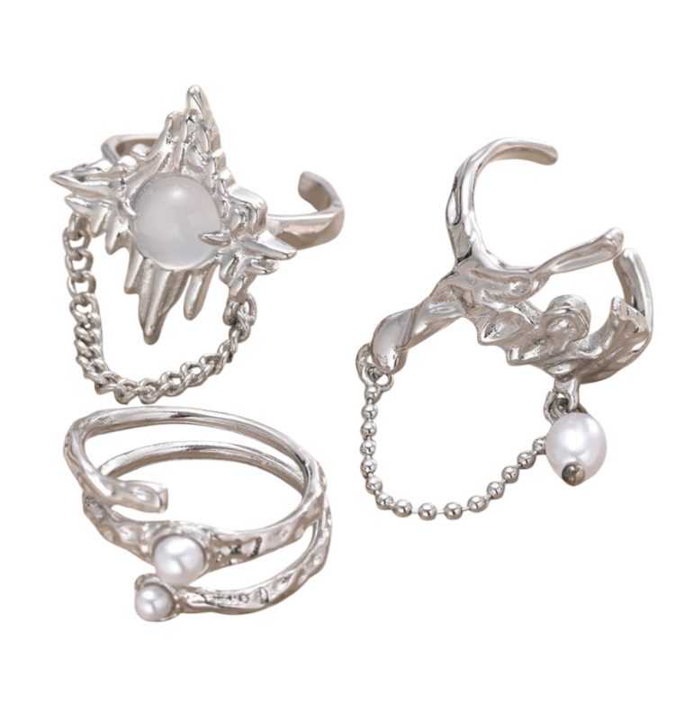Arctic Groove 3pcs Ring Set