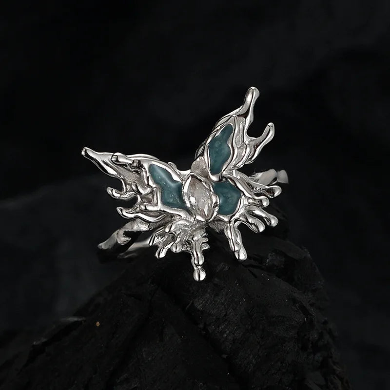 Butterfly Textured Ring