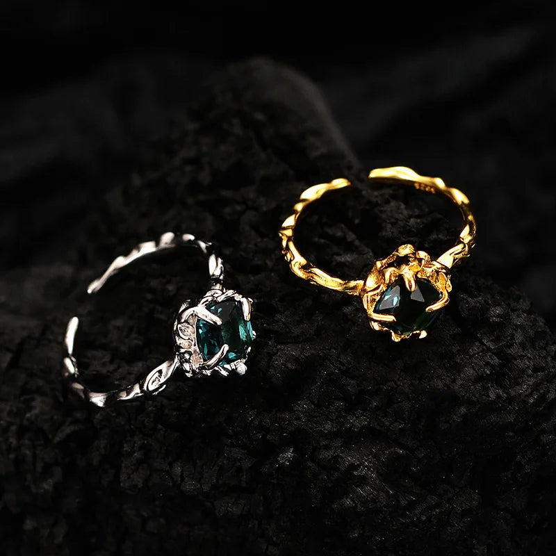 Cal's Forest Night Gemstone Ring